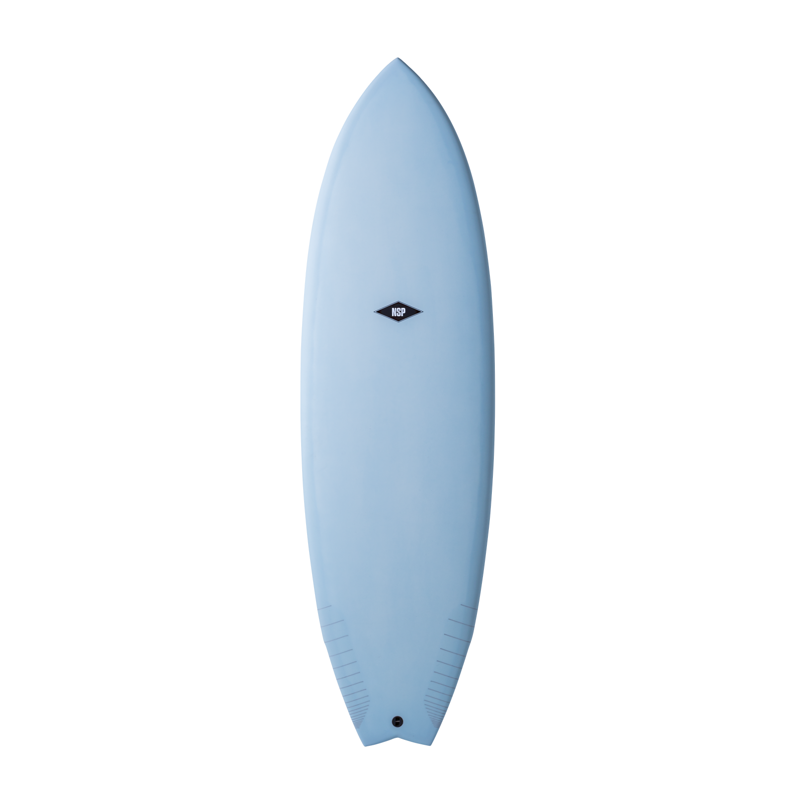 NSP Protech Fish Built and Designed by NSP Surfboards 6 0 35.1 L Sky Blue Tint