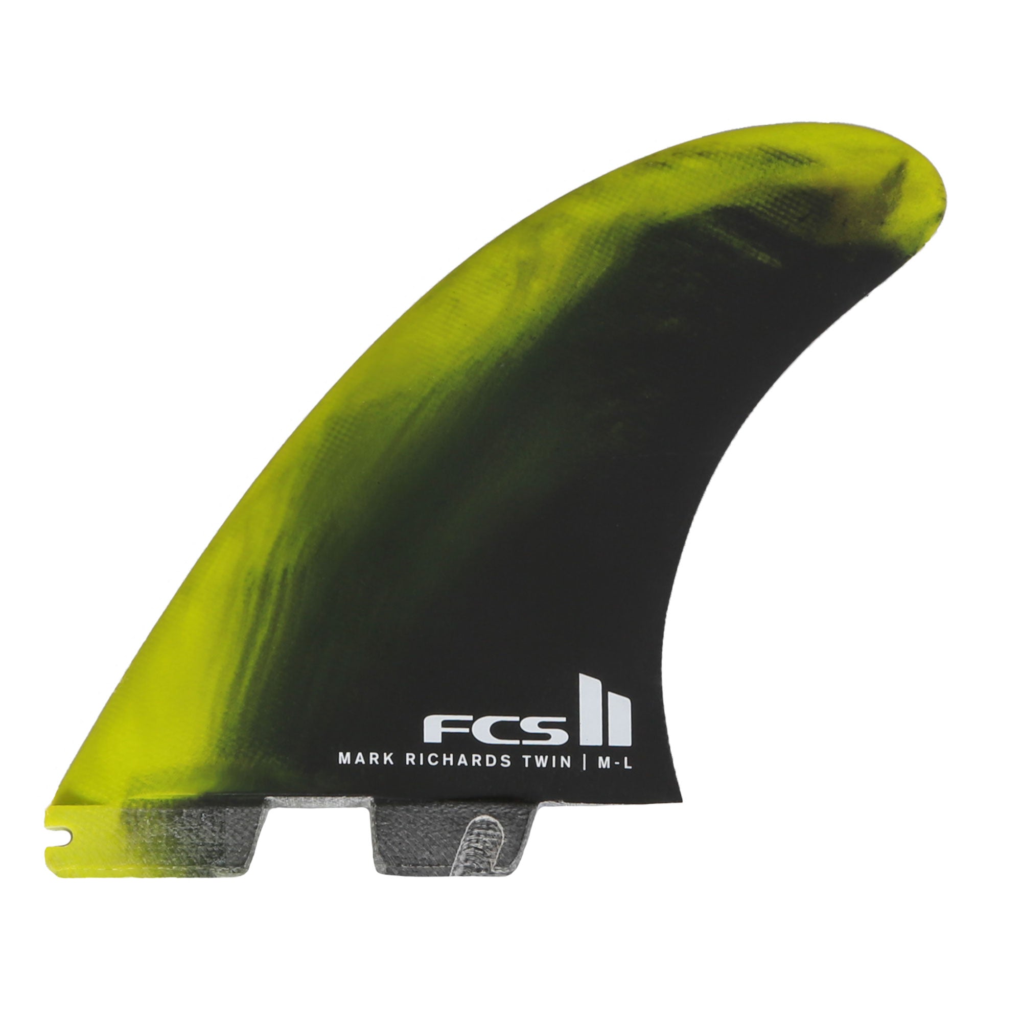 FCS II Mark Richards Twin + Stabiliser Fins