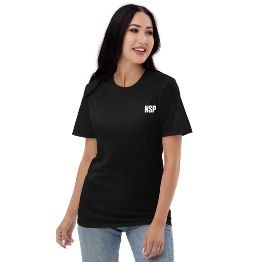 Women's Dark Short-Sleeve T-Shirt  NSP USA Black 