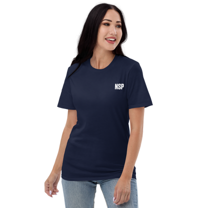 Women's Dark Short-Sleeve T-Shirt  NSP USA Navy 