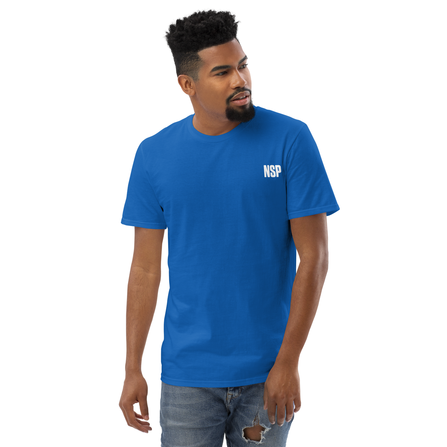 Men Short-Sleeve T-Shirt  NSP USA Royal Blue 