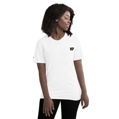 Women's Light Short-Sleeve T-Shirt  NSP USA White 