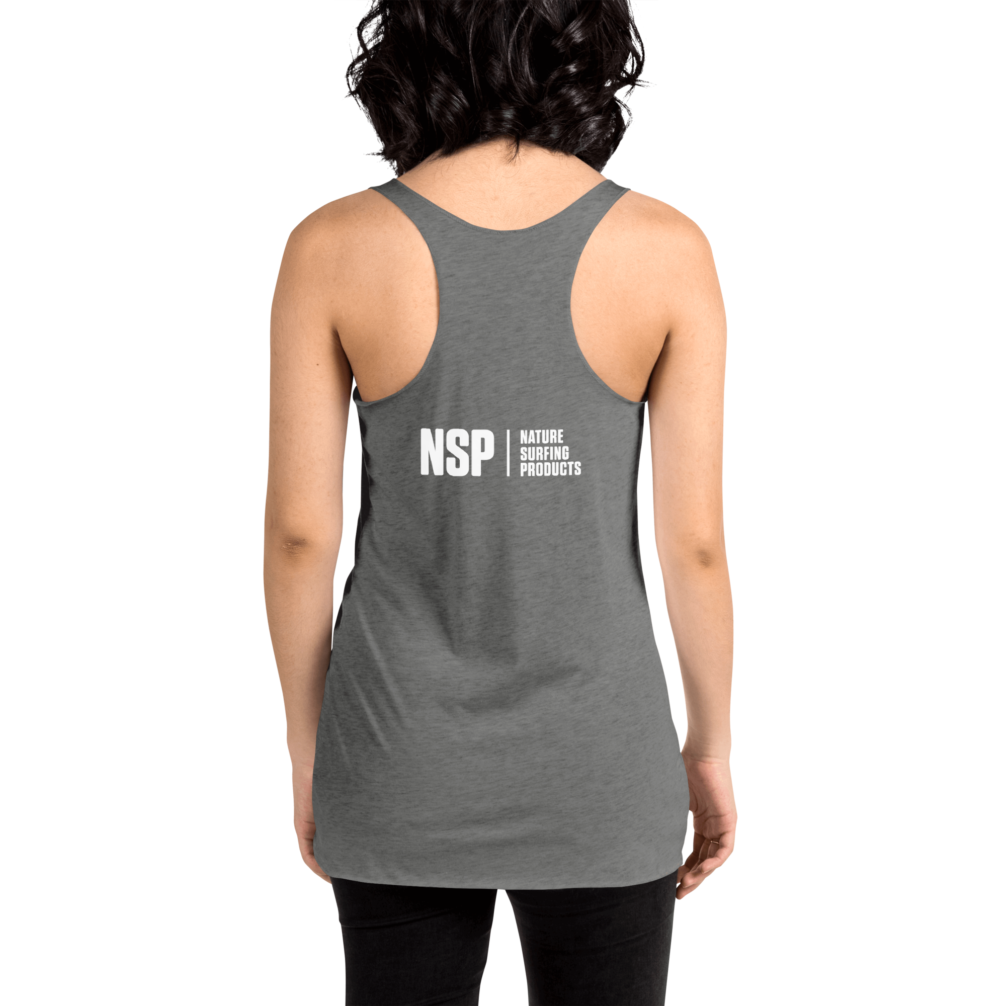 Women's Color Racerback Tank  NSP USA  