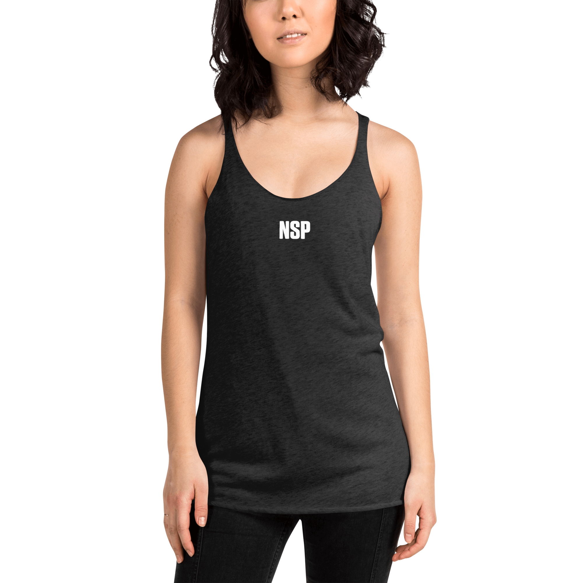 Women's Color Racerback Tank  NSP USA  