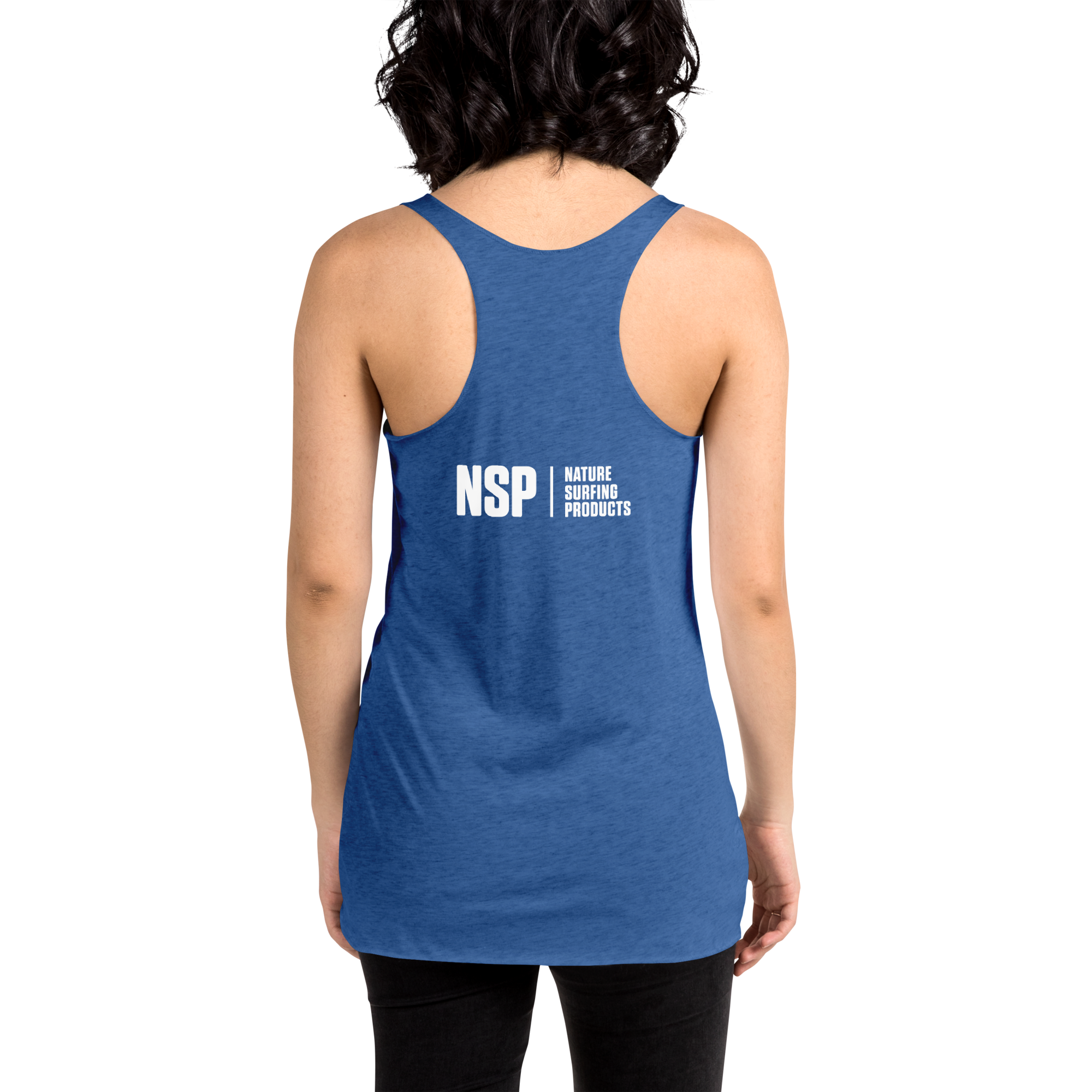 Women's Color Racerback Tank  NSP USA  