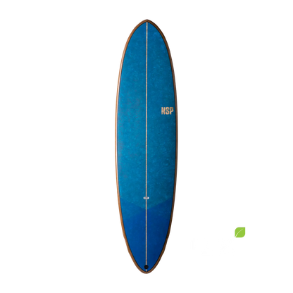 Dream Rider Surfboards NSP CocoFlax Tail Dip Blue